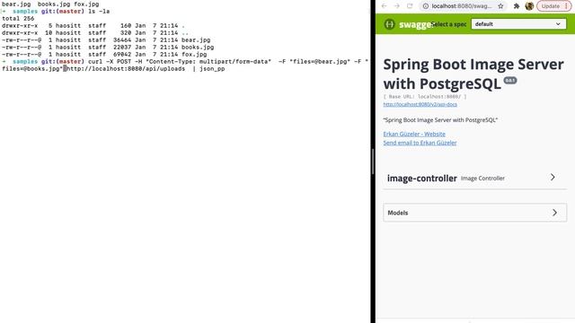 ImageServer with Spring Boot & PostgreSQL смотреть онлайн
