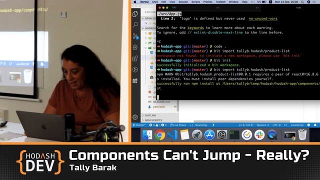 Components Can't Jump Really with Tally Barak (Hebrew) смотреть онлайн