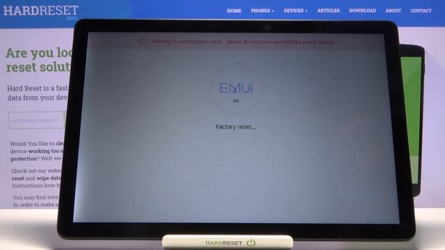 How To Hard Reset HUAWEI MatePad T10S – Factory Reset By Recovery Mode