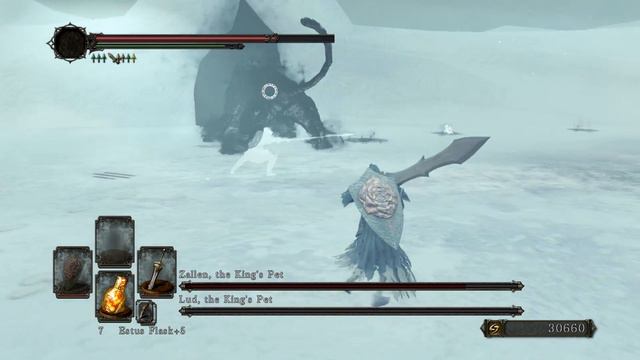 Dark Souls II: Lud & Zallen, the King's Pets Boss Fight смотреть онлайн