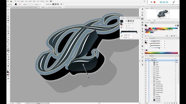 Adobe Illustrator. Работа с градиентами смотреть онлайн
