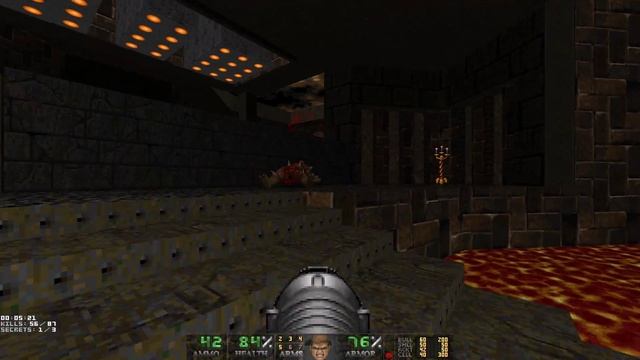 Doom 2: Ozonia - MAP03 Círculos - All Secrets No Commentary смотреть онлайн