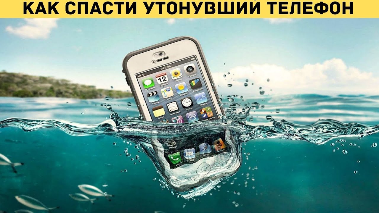 Утопил телефон в воде, как спасти? Что делать если телефон упал в воду. смотреть онлайн