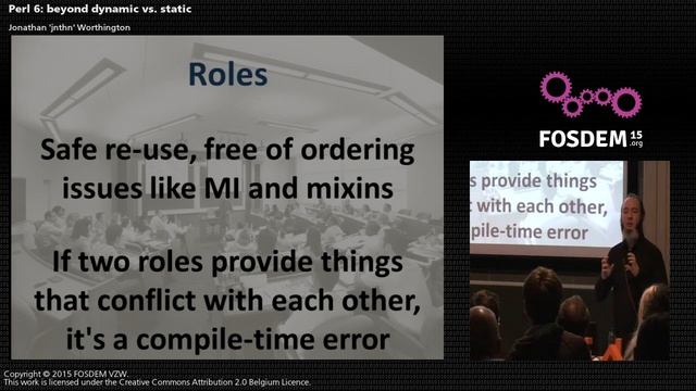 FOSDEM 2015 - Developer Room - Perl - Erl6 Beyond Dynamic Vs Static смотреть онлайн