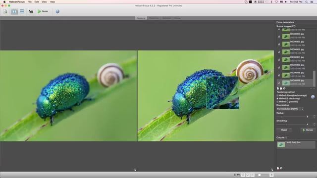 Helicon Focus - Quick Start On Mac OS