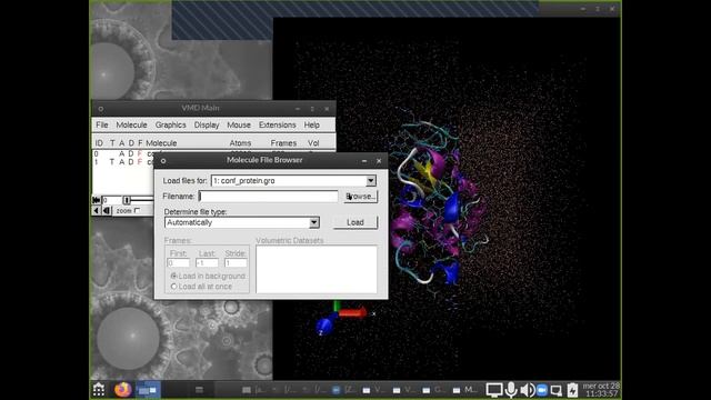 Intermediate VMD topics - Trajectories, movies, scripting смотреть онлайн
