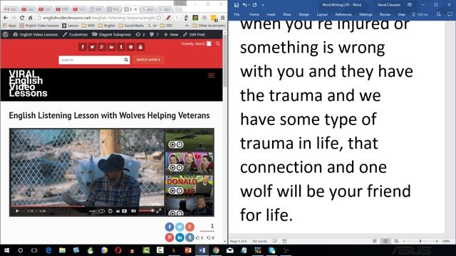 English Listening Lesson from Wolves: Practice Your English Comprehension with this Viral Video смотреть онлайн