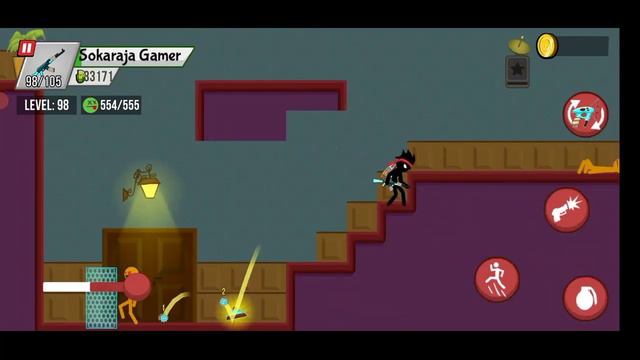 Pink Sprayer Gun!! Stickman vs Zombies Old Mode Chapter 4 Part 13 Level 96-100 смотреть онлайн