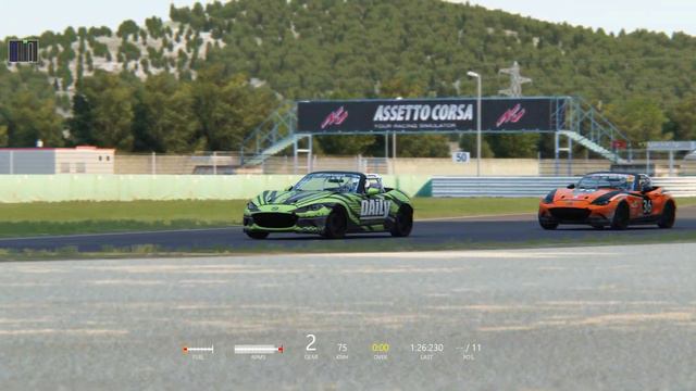 [WSS][ASSETTO CORSA] When a clean overtake is too much to ask. смотреть онлайн