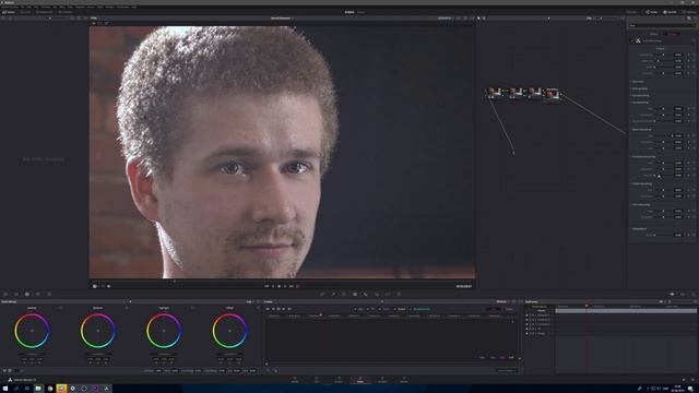 Ретушь лица на видео | убираем прыщи и мешки | DaVinci Reslove смотреть онлайн