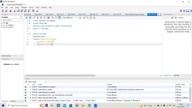 Creating Databases using DDL and DML commands in My SQL Workbench смотреть онлайн