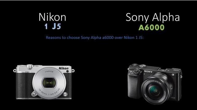nikon j5 vs sony a6000 смотреть онлайн