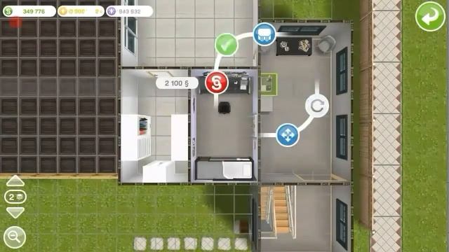 Пожалуй, самый "зелёный" коттедж в The Sims Freeplay|The greenest cottage by ни о чём смотреть онлайн