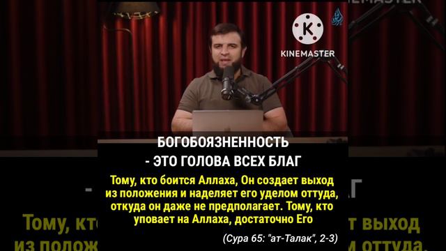 Богобоязненность - это голова всех благ | Умар Асхаб Убекинский смотреть онлайн