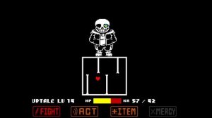 Sans AU Fights Glitchtale Megalomaniac by CansQuik (remake)