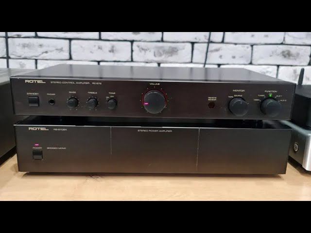 Краткий обзор и пример звучания Rotel RB-970BX MkII Rotel RC-972 и  Tannoy Sensys Gold + Gustard X18