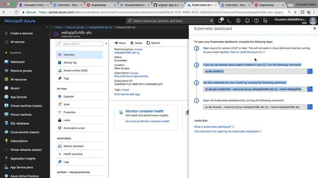 Deploy Docker image to Azure Kubernetes Service AKS using YAML files & kubectl смотреть онлайн