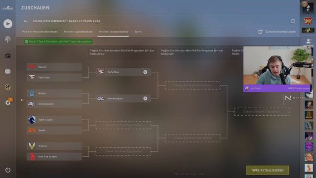 BLAST MAJOR PARIS 2023 - DIE LETZTE CS:GO PICK'EM - CHAMPIONS STAGE смотреть онлайн