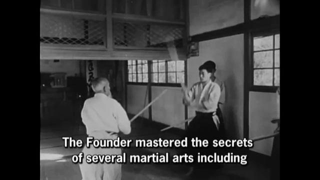 Morihei Ueshiba O-Sensei Toys With A Young Morihiro Saito In Iwama!