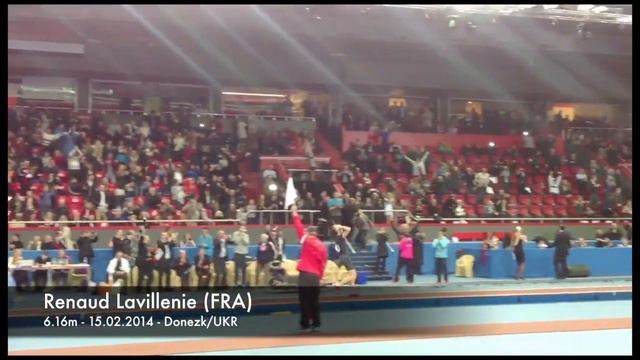 Renaud Lavillenie (FRA) Pole Vault WORLD RECORD 6.16m смотреть онлайн
