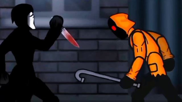 Hoodie vs Ghostface(АТ2) /рисуем мультфильмы 2/ смотреть онлайн