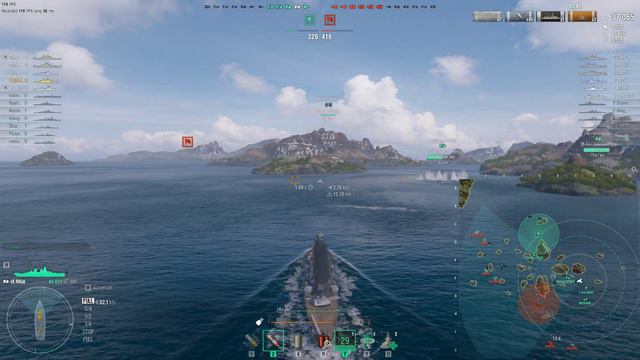 World of Warships - RIGA - Knife Fight смотреть онлайн