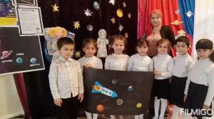 Занятие в I-старшей группе, посвященное 60-ти летию первого полета в космос Ю.А. Гагарина