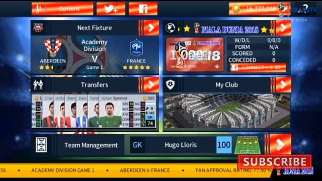 Dream League Soccer 2018 Mod Fifa Word Cup 2018 Rusia Apk Versi 5.061 смотреть онлайн