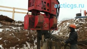 Шпунт Ларсена Л5 УМ  Устройство шпунтового ограждения котлована