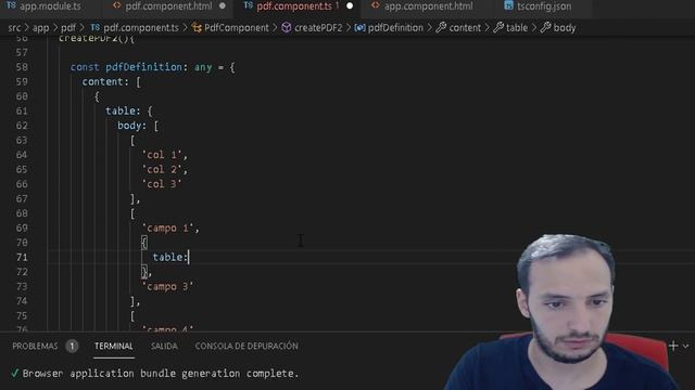 Crear tablas en nuestro PDF con PdfMake con Angular смотреть онлайн