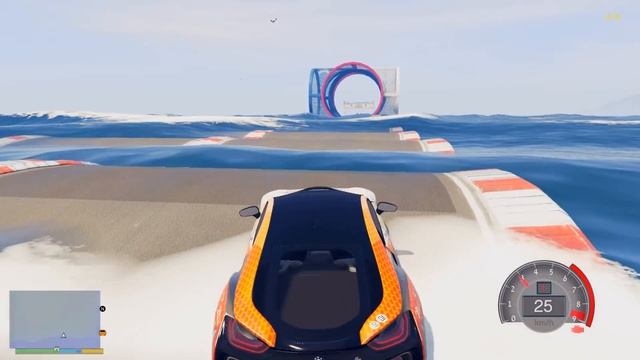 ПРОЕХАЛ НЕРОВНУЮ ДОРОГУ НА ВОДЕ на ДЛИННОЙ МАШИНЕ В ГТА 5 МОДЫ! ОБЗОР МОДА в GTA 5 ВИДЕО смотреть онлайн