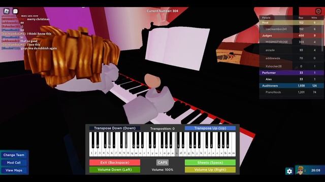 YOASOBI - 夜に駆ける| on Roblox Got Talent (Piano Cover) смотреть онлайн