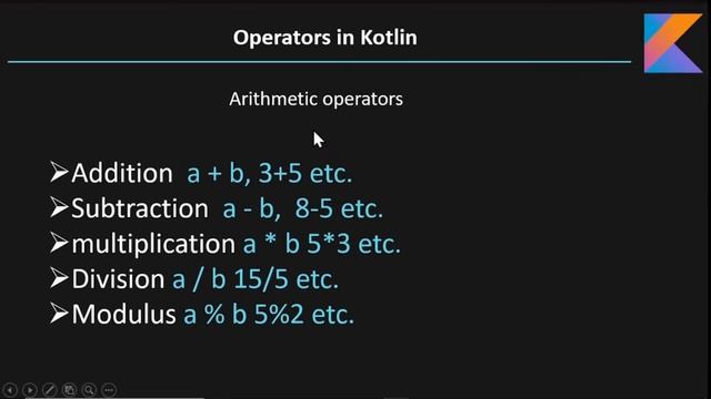 Arithmetic And Comparison opreator in kotlin | Part-10 смотреть онлайн
