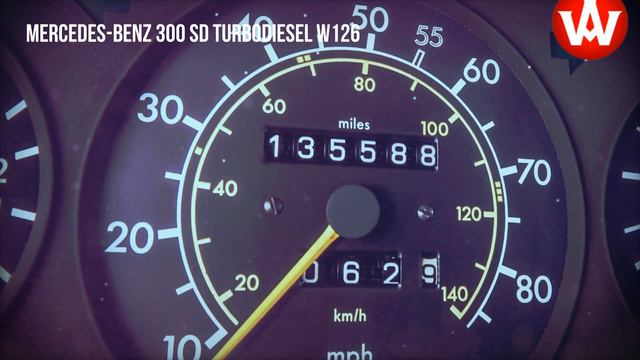 W126 Mercedes-Benz 300 SD Turbodiesel With OM617, 1982