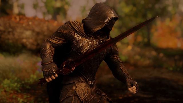TES V - Skyrim Mods: Frankly HD Nightingale Armor and Weapons смотреть онлайн
