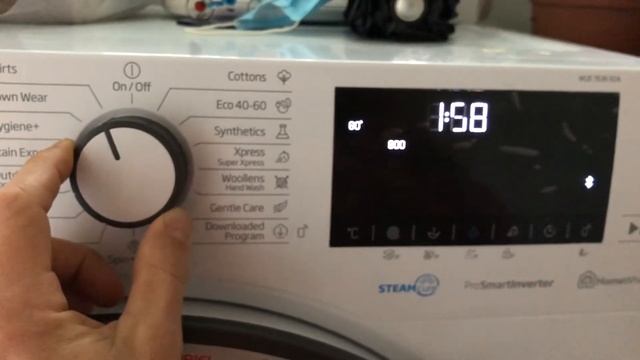 Как пользоваться стиральной машиной BEKO WUE 7636 X0A, Как выбрать программу стирки смотреть онлайн