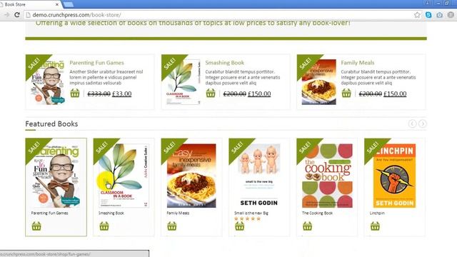 Book Store Responsive WooCommerce Theme Preview смотреть онлайн