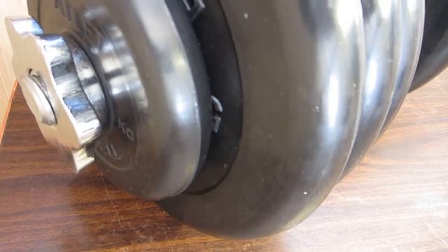 Гантеля 34 кг MB Barbell Atlet. Разборная. С обрезиненным грифом. Россия смотреть онлайн