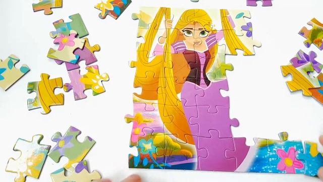 Disney Princess RAPUNZEL Puzzle Games For Kids Rompecabezas De Rapunzel Puzzles EDUCA Tangled