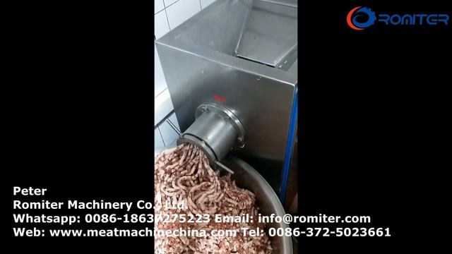 Автоматическая машина для измельчения свежего мяса смотреть онлайн