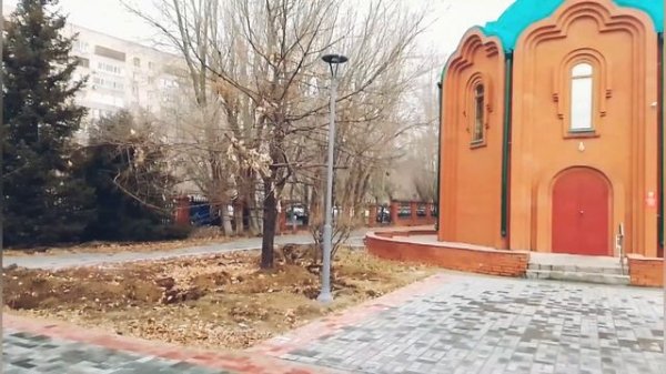 Павлодар. Pavlodar road. Благовещенский кафедральный собор города Павлодара. Ноябрь 2021 года.