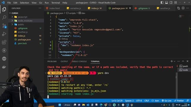 Desplegar backend Node JS a producción (paso a paso) смотреть онлайн