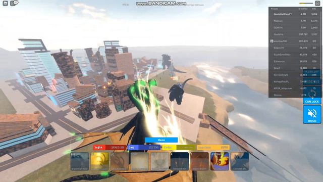 50 LEVEL MONSTER ZERO | GodzillaWars | Kaiju Universe | Roblox смотреть онлайн