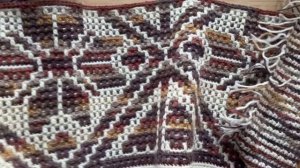 Мозаичный плед "Цветочная геометрия". Вяжем крючком