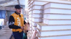 ОБЗОР ПРОИЗВОДСТВА СИП-ПАНЕЛЕЙ l КАК ДЕЛАЮТ СИП - ПАНЕЛИ