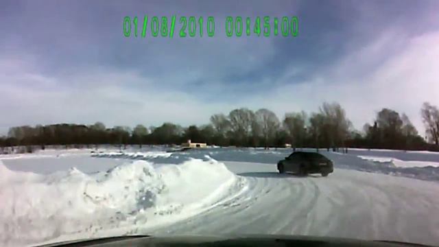 Subaru Legacy B4 on track [snow] | Субару Легаси Б4 на зимнем треке смотреть онлайн