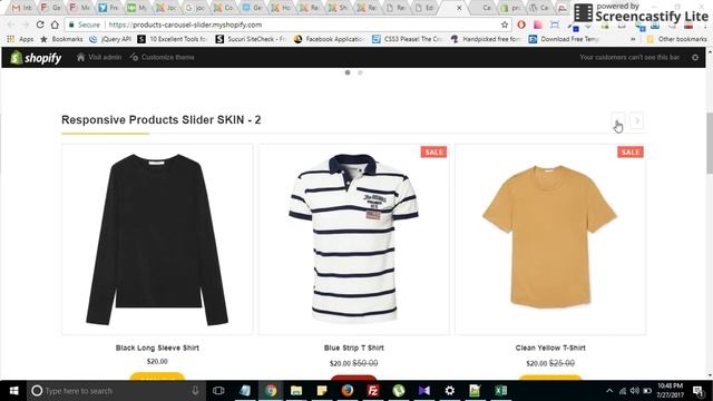 Shopify Product Carousel Slider (OWL Carousel Slider) смотреть онлайн