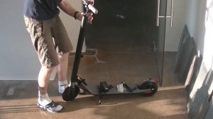 Segway Ninebot ES1 unpacking and setup
