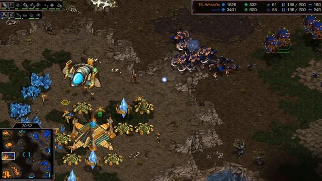 so.ot (Z) v WhiteRa (P) on Fighting Spirit - StarCraft - Brood War REMASTERED смотреть онлайн