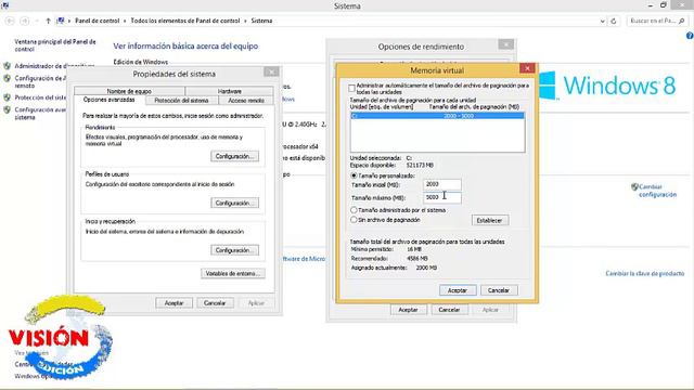 TRUCO PARA AUMENTAR MEMORIA RAM CON TU DISCO DURO - Windows 8, 8.1 смотреть онлайн